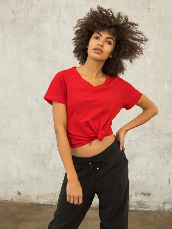 For Fitness T-shirt-RV-TS-5229.34P-red
