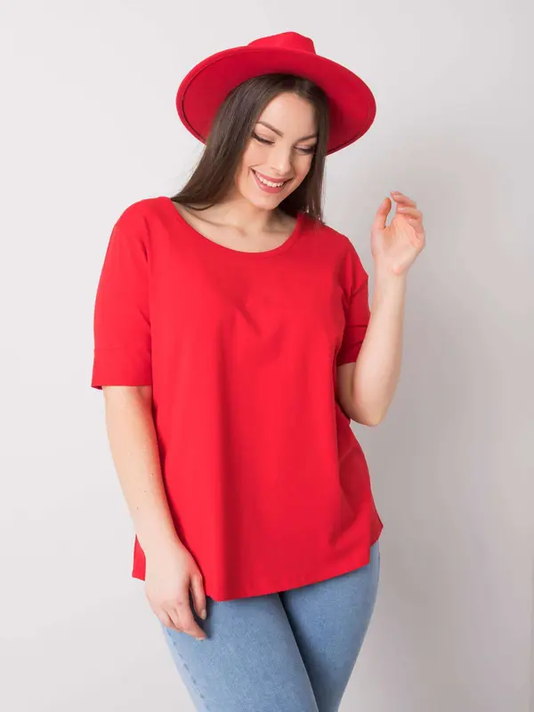 BASIC Feel Good T-shirt-RV-TS-6330.92P-red