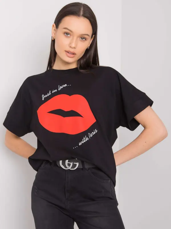 RUE PARIS T-shirt-RV-TS-6726.84P-black
