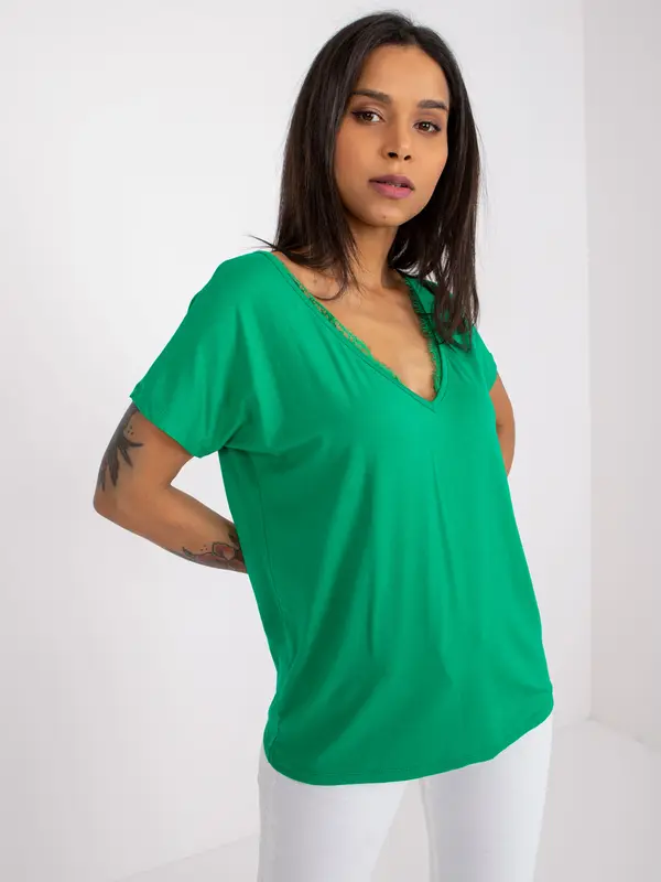 BASIC Feel Good T-shirt-RV-TS-7665.91-green
