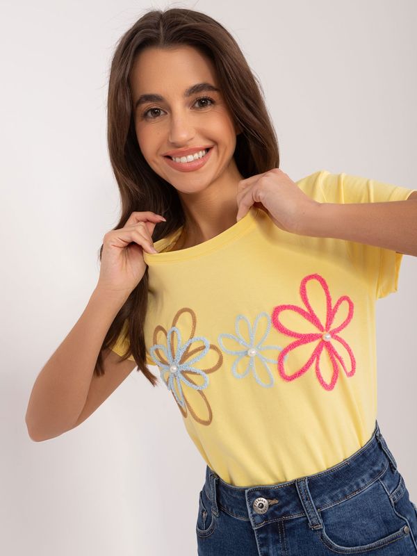 BASIC Feel Good T-shirt-RV-TS-9648.98-yellow