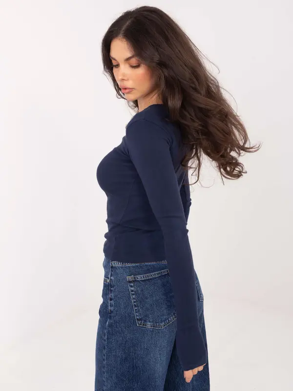 Factory Price Tamnoplava bluza dugih rukava
