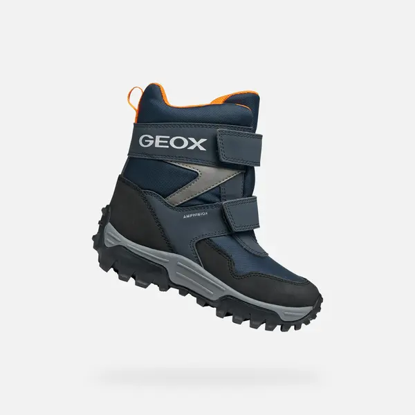 GEOX Tamnoplave dječje zimske cipele Geox Himalaya B ABX
