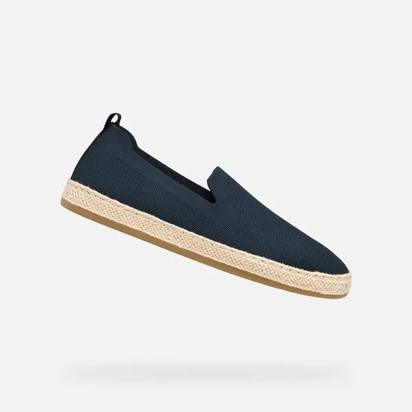 GEOX Tamnoplave muške slip-on cipele Geox Pantelleria