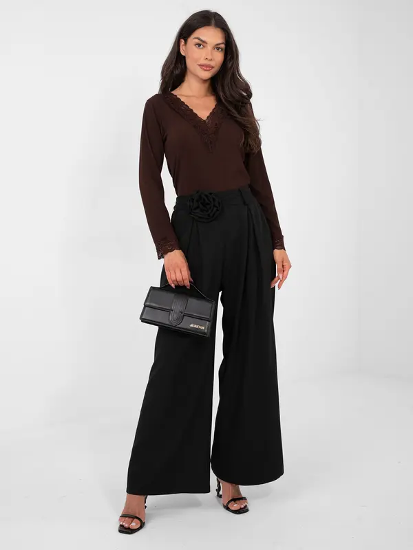 Factory Price Tamnosmeđa bluza dugih rukava