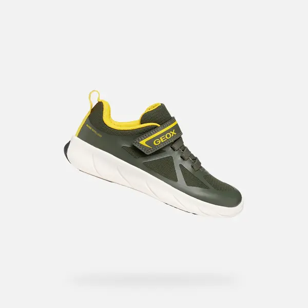 GEOX Tamnozelene Geox Foot-run dječje tenisice