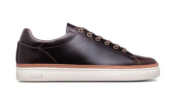 Clae Tenisice - Clae Bradley Welt Walrus Leather Smeđa
