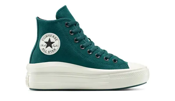 Converse Tenisice - Converse Chuck Taylor All Star Move Platform Suede Green