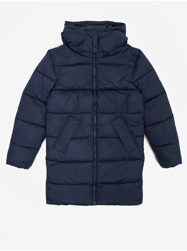 Tom Tailor Tom Tailor Dark Blue Girly Quilted Winter Coat with Detachable Hood Tom - Girls