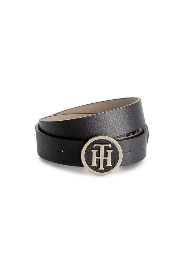 Tommy Hilfiger Tommy Hilfiger Belt - TH ROUND BUCKLE BELT 3.0 black