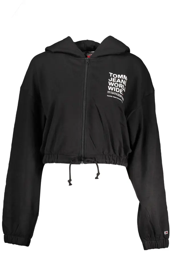Tommy Hilfiger Tommy Hilfiger crna majica s patentnim zatvaračem