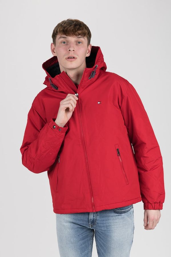 Tommy Hilfiger Tommy Hilfiger Jacket - HOODED BLOUSON red