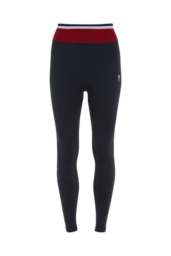 Tommy Hilfiger Tommy Hilfiger Leggings - HW GS SEAMLESS LEGGI blue