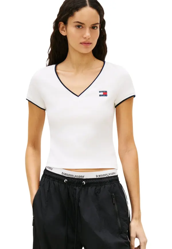 Tommy Hilfiger Jeans Tommy Hilfiger majica s V-izrezom