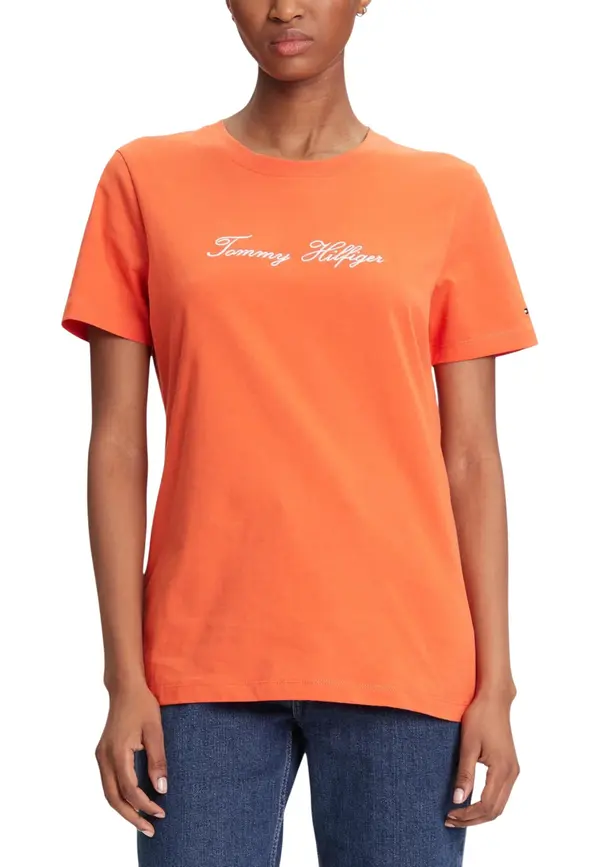 Tommy Hilfiger Tommy Hilfiger narančasta majica kratkih rukava