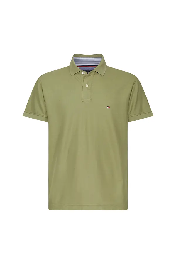 Tommy Hilfiger Tommy Hilfiger Polo shirt - HILFIGER REGULAR POLO olive