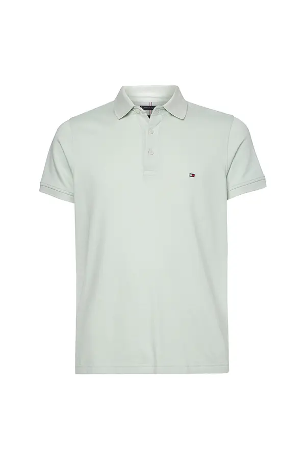 Tommy Hilfiger Tommy Hilfiger Polo shirt - MOULINE SLIM POLO green