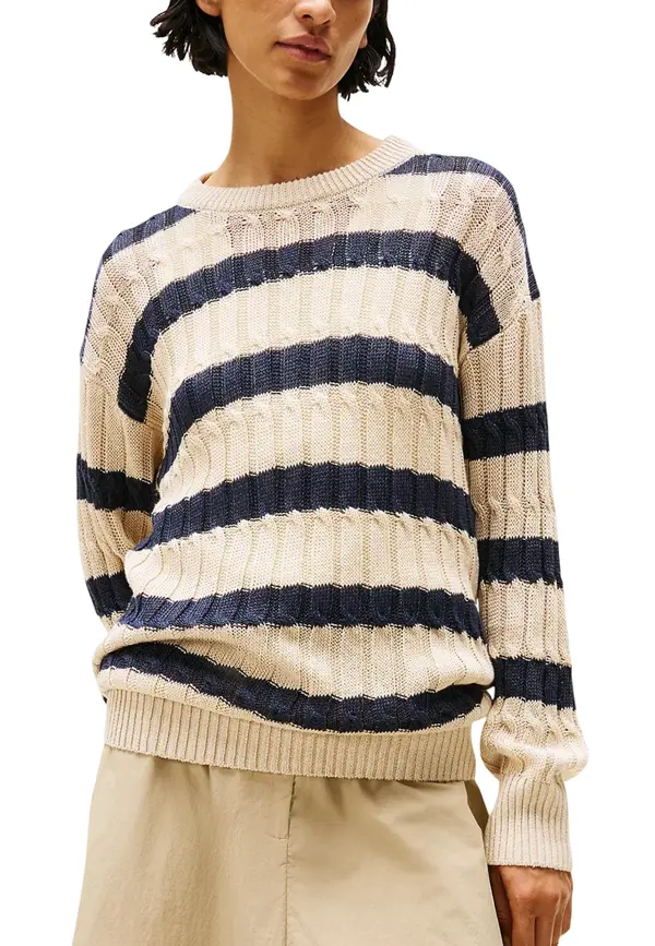 Tommy Hilfiger Tommy Hilfiger prugasti pulover