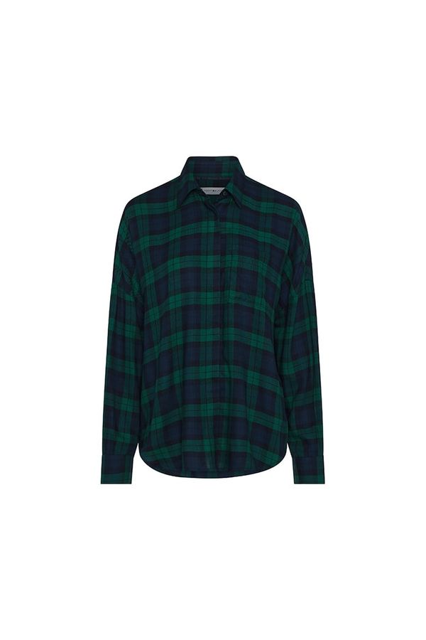 Tommy Hilfiger Tommy Hilfiger Shirt - BEA TARTAN RELAXED SHIRT green