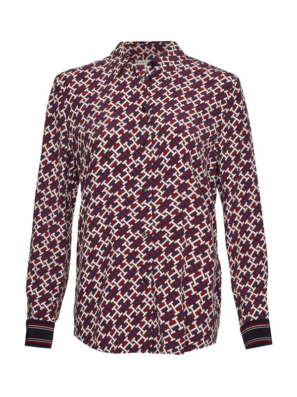 Tommy Hilfiger Tommy Hilfiger Shirt - VIS MONGRAM FLEUR SH patterned