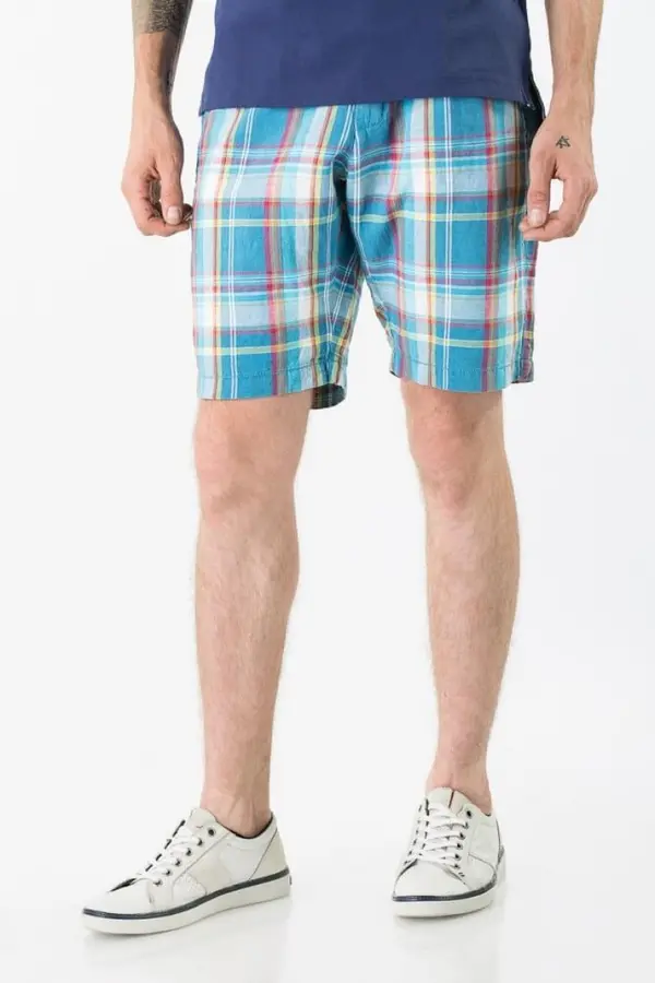 Tommy Hilfiger Tommy Hilfiger Shorts - BROOKLYN SHORT BLUE CHK CO/LI Blue
