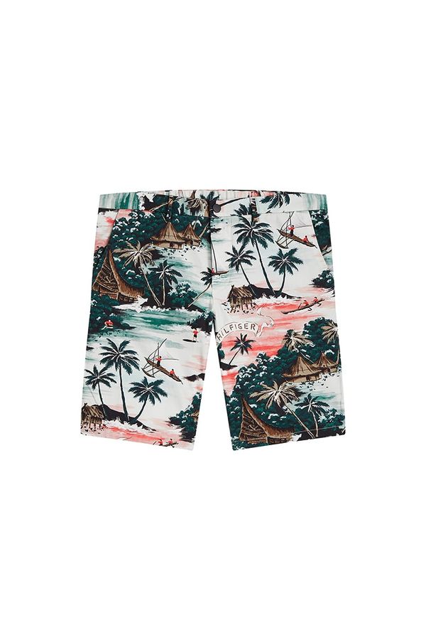 Tommy Hilfiger Tommy Hilfiger Shorts - HMPTN AOP HAWAIIAN SHORT white
