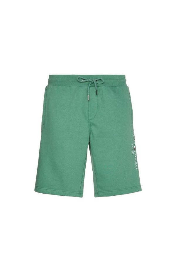 Tommy Hilfiger Tommy Hilfiger Shorts - TOMMY LOGO SWEATSHORTS green