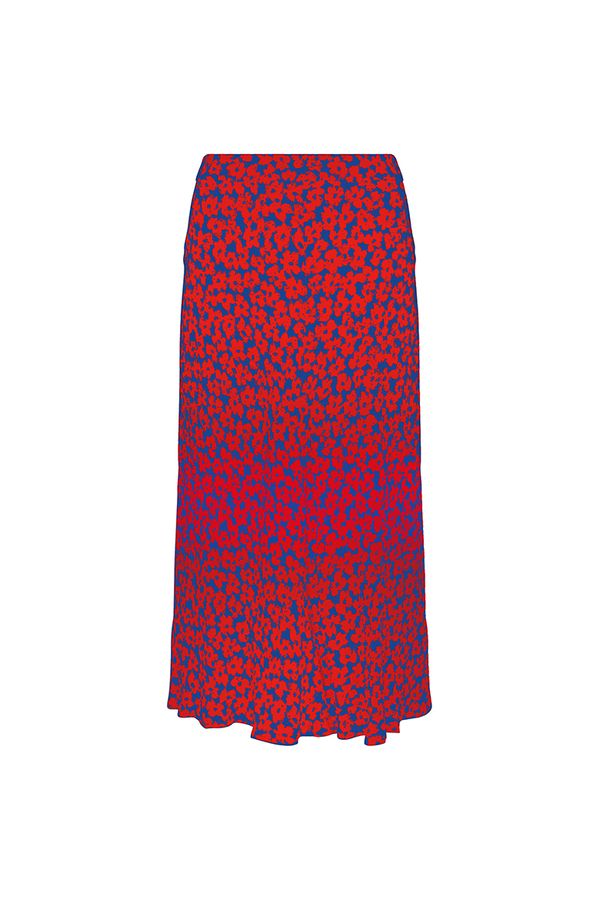 Tommy Hilfiger Tommy Hilfiger Skirt - VISCOSE MOSS CREPE MIDI SKIRT red