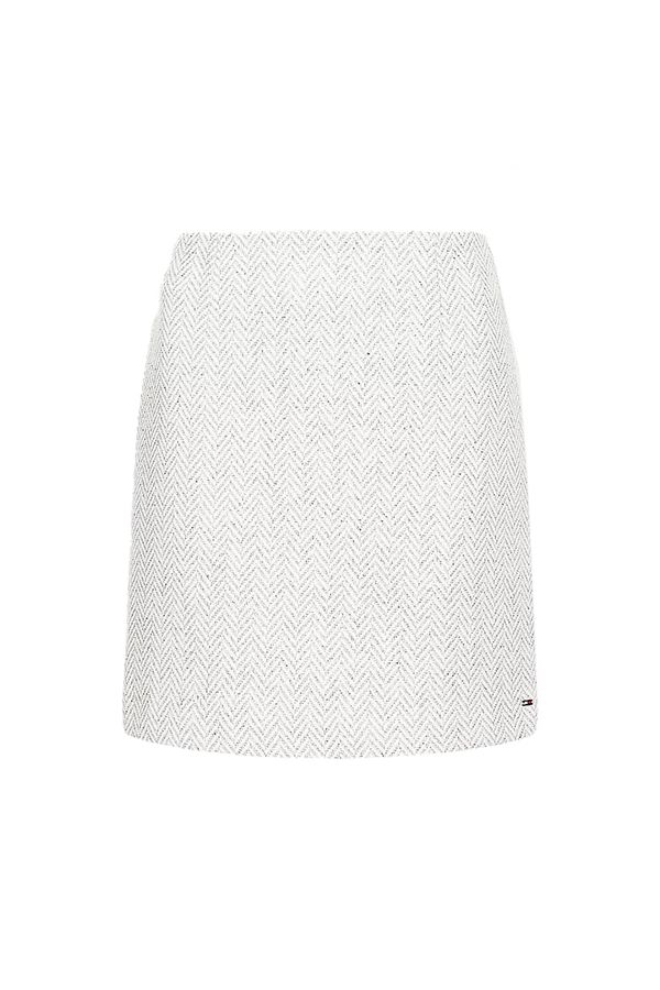 Tommy Hilfiger Tommy Hilfiger Skirt - WOOL BLEND HERRINGB SHORT SKIRT grey