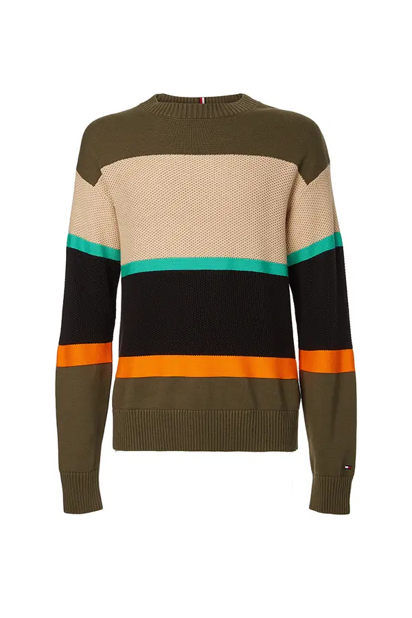 Tommy Hilfiger Tommy Hilfiger Sweater - COLOURBLOCK STRUCTURE SWEATER multicolour