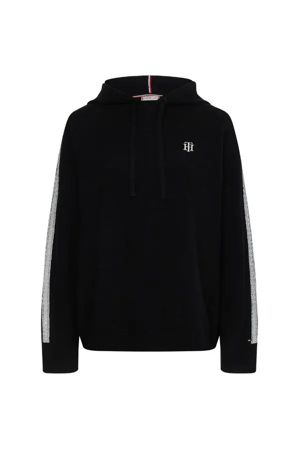 Tommy Hilfiger Tommy Hilfiger Sweater - TH FLEX RELAXED HOODIE SWEATER black