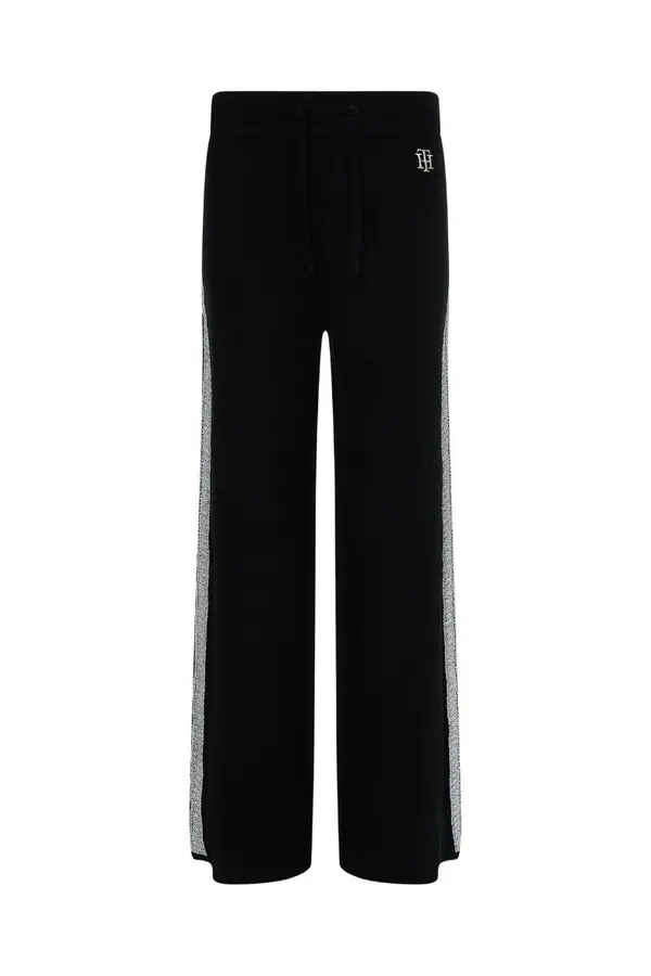 Tommy Hilfiger Tommy Hilfiger Sweatpants - TH FLEX WIDE LEG PANT black