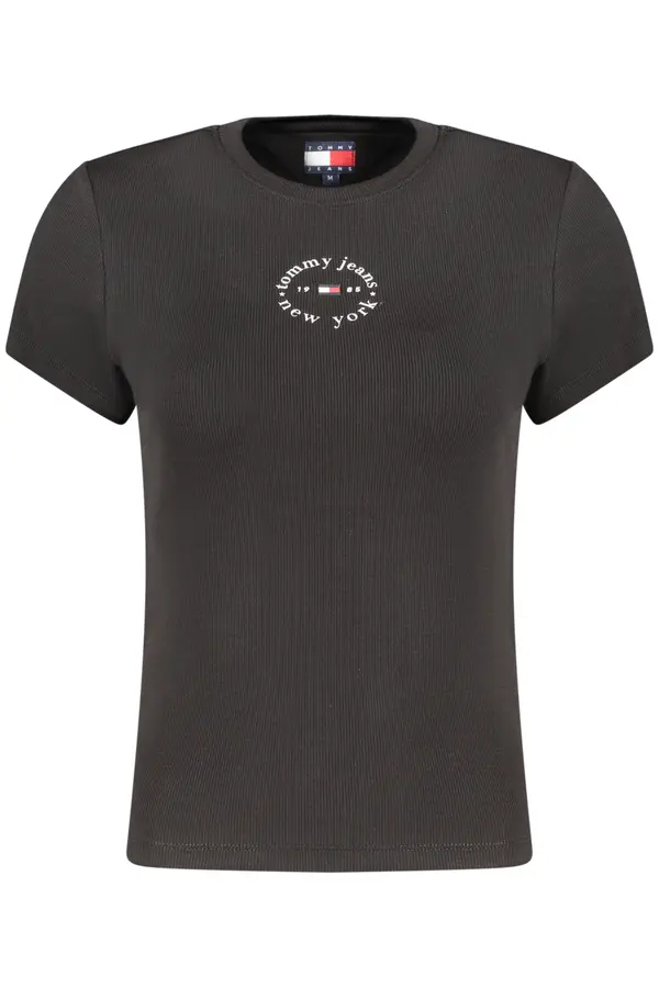 Tommy Hilfiger TOMMY HILFIGER WOMEN'S SHORT-SLEEVE T-SHIRT BLACK