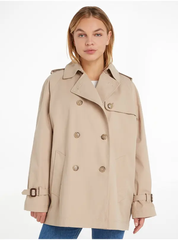 Tommy Hilfiger TOMMY HILFIGER WOMEN'S TRENCH COAT BEIGE