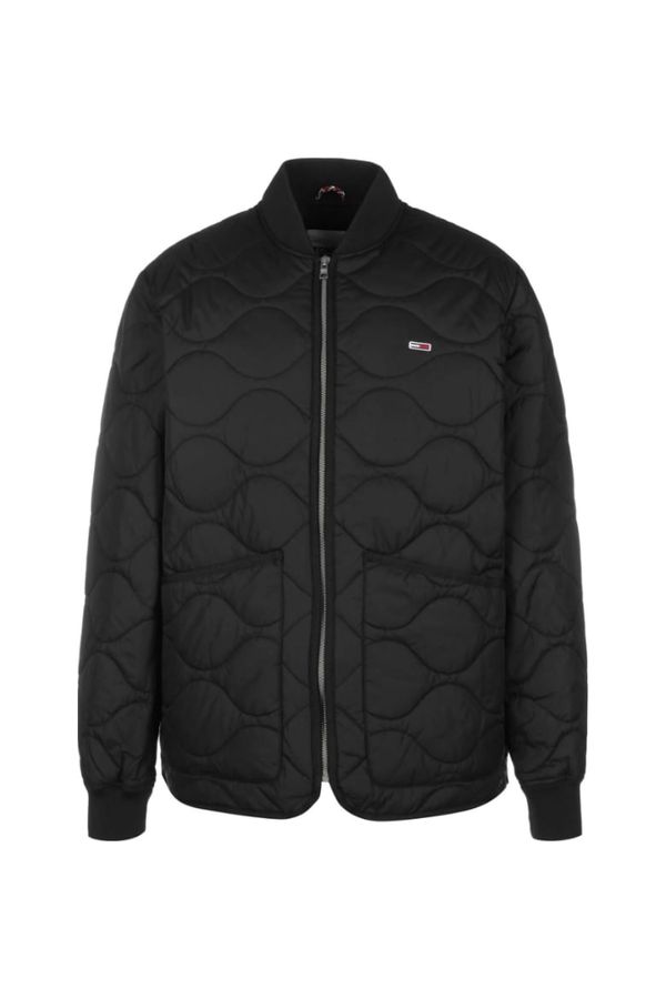 Tommy Hilfiger Tommy Jeans Jacket - TJM COLLEGIATE QUILTED BOMBER black