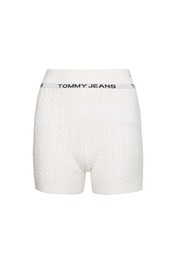 Tommy Hilfiger Jeans Tommy Jeans Shorts - TJW CABLE KNIT LOUNGE SHORT white