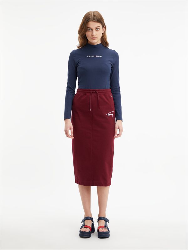 Tommy Hilfiger Tommy Jeans Skirt - TJW SIGNATURE HWK MI red