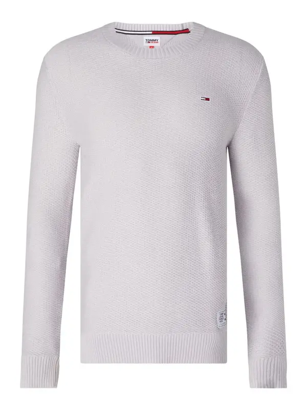 Tommy Hilfiger Jeans Tommy Jeans Sweater - TJM REGULAR STRUCTURED SWEATER grey