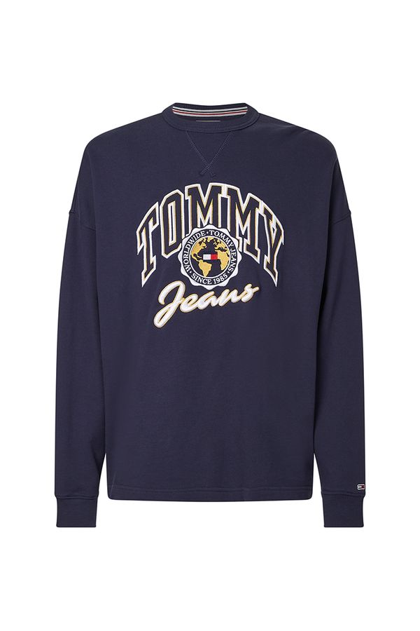 Tommy Hilfiger Tommy Jeans Sweatshirt - TJM COLLEGE ARCHIVE CREW blue