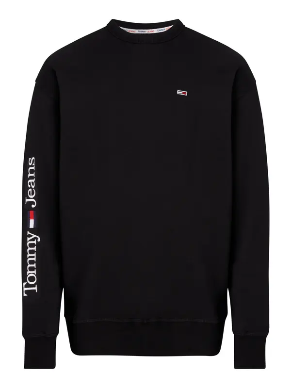 Tommy Hilfiger Jeans Tommy Jeans Sweatshirt - TJM REG LINEAR PL black