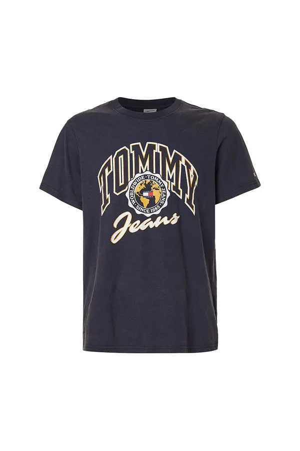 Tommy Hilfiger Tommy Jeans T-Shirt - TJM BOLD COLLEGE GRAPHIC TEE blue