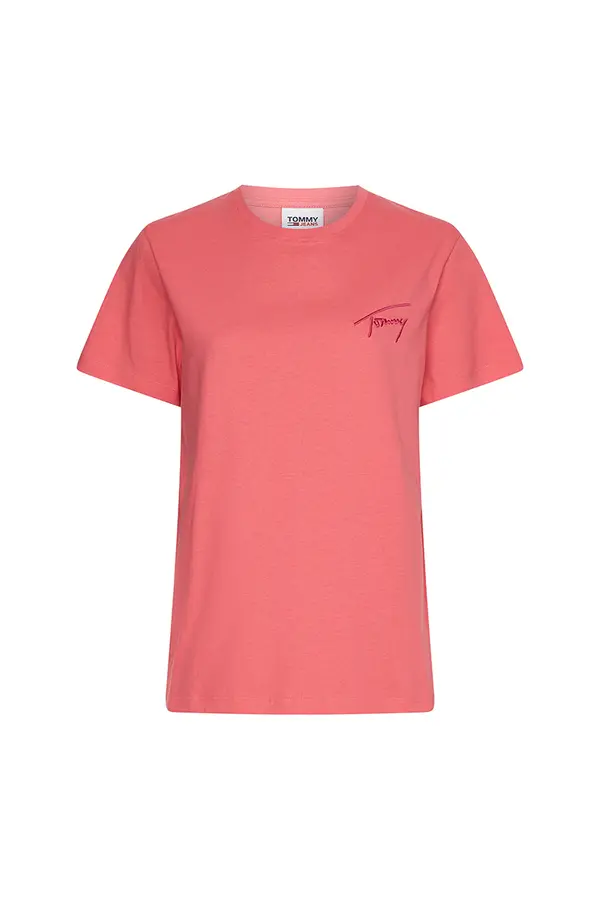 Tommy Hilfiger Jeans Tommy Jeans T-Shirt - TJW RLXD TOMMY SIGNATURE SS pink
