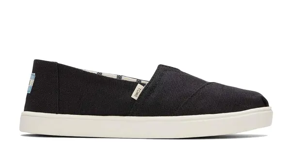 Toms Toms Alpargata Cupsole Slip-On crne
