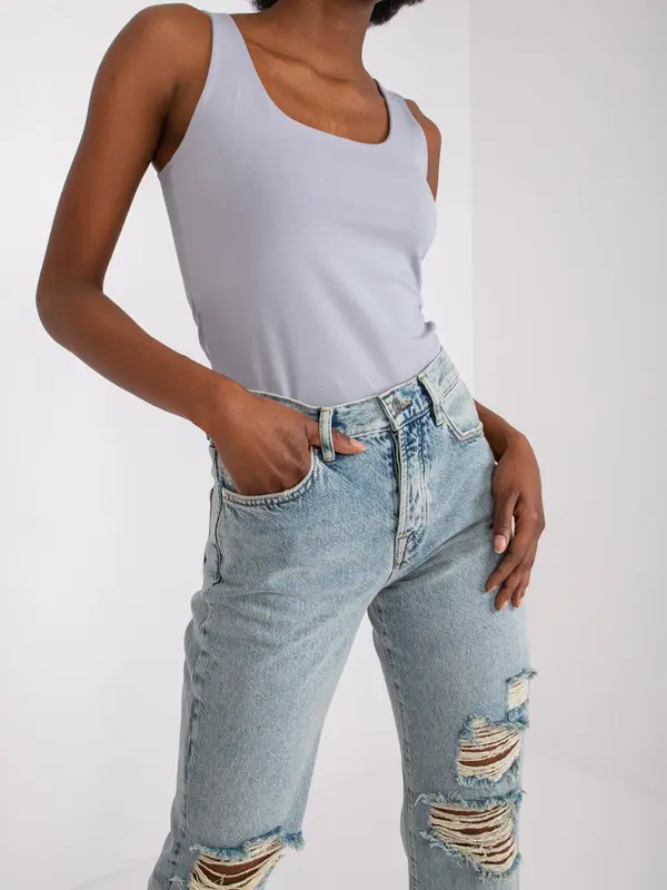 BASIC Feel Good Top-AP-TP-A-005-Grey