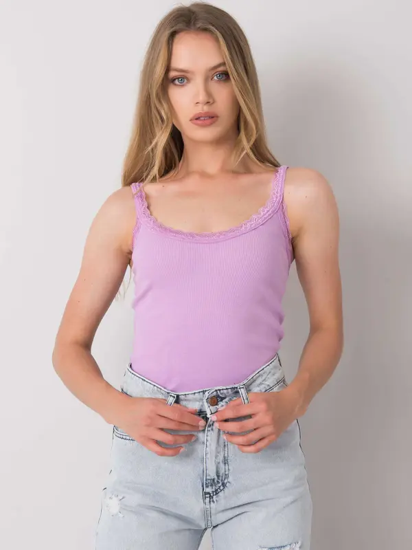 CALBEN Top-CA-TP-5499.89P-Light Purple