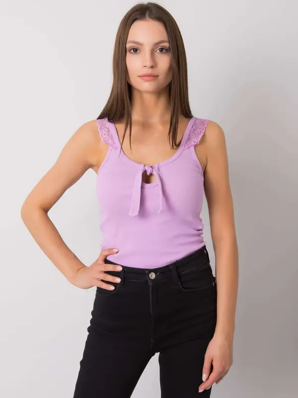 CALBEN Top-CA-TP-5808.90P-Light Purple