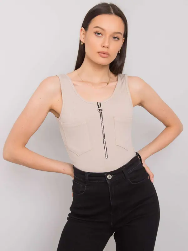 Italy Moda Top-DHJ-TP-13287.36P-Beige