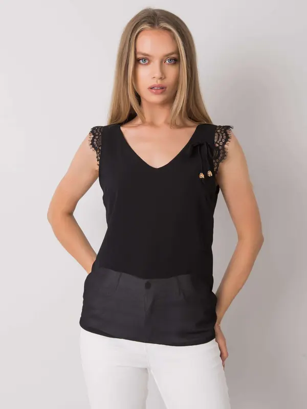 Italy Moda Top-DHJ-TP-13317.25P-Black