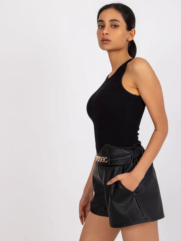 RUE PARIS Top-RV-TP-7534.21P-Black