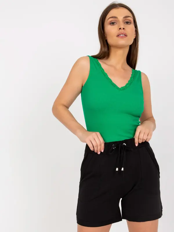 RUE PARIS Top-RV-TP-7983.67P-Green